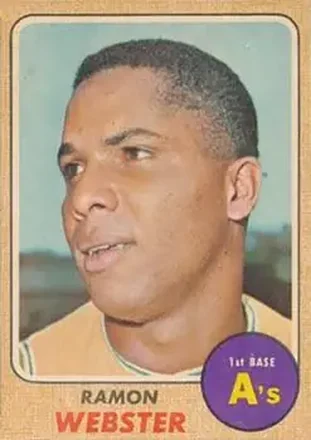 1968 Topps Venezuelan #164 - Ramon Webster - Oakland Athletics