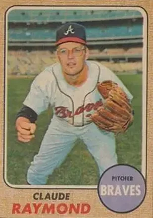 1968 Topps Venezuelan #166 - Claude Raymond - Atlanta Braves