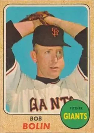 1968 Topps Venezuelan #169 - Bobby Bolin - San Francisco Giants