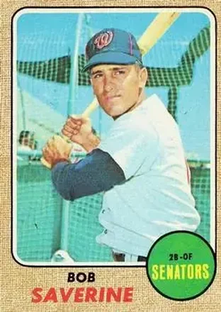 1968 O-Pee-Chee #149 - Bob Saverine - Washington Senators 1968 O-Pee-Chee #149 - Bob Saverine - Washington Senators