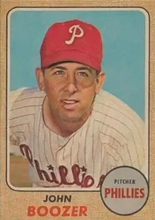 1968 Topps Venezuelan #173 - John Boozer - Philadelphia Phillies
