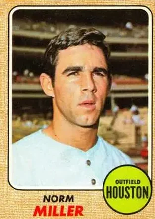 1968 O-Pee-Chee #161 - Norm Miller - Houston Astros