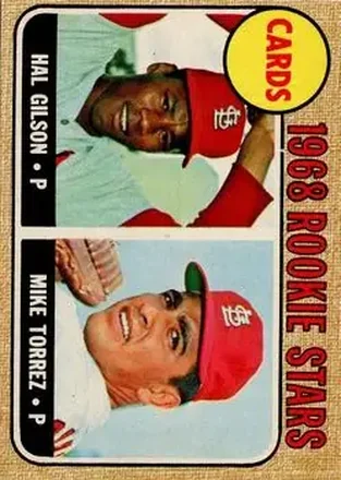 1968 O-Pee-Chee #162 - Cardinals 1968 Rookie Stars (Hal Gilson - Mike Torrez) RS, RC - St. Louis Cardinals - St. Louis Cardinals
