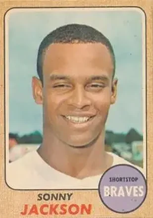 1968 Topps Venezuelan #187 - Sonny Jackson - Atlanta Braves