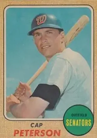 1968 Topps Venezuelan #188 - Cap Peterson - Washington Senators 1968 Topps Venezuelan #188 - Cap Peterson - Washington Senators