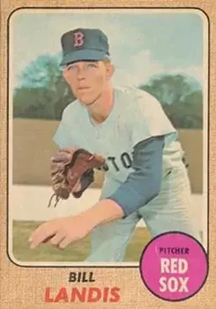 1968 Topps Venezuelan #189 - Bill Landis - Boston Red Sox
