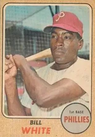 1968 Topps Venezuelan #190 - Bill White - Philadelphia Phillies