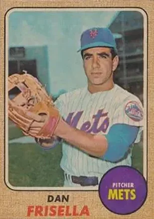 1968 Topps Venezuelan #191 - Dan Frisella - New York Mets 1968 Topps Venezuelan #191 - Dan Frisella - New York Mets