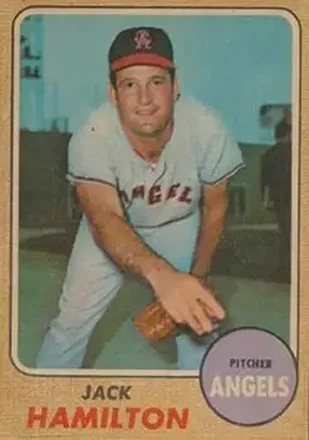 1968 Topps Venezuelan #193 - Jack Hamilton - California Angels 1968 Topps Venezuelan #193 - Jack Hamilton - California Angels