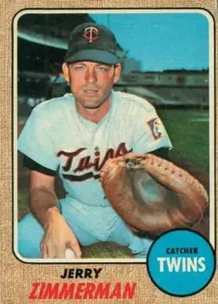 1968 O-Pee-Chee #181 - Jerry Zimmerman - Minnesota Twins