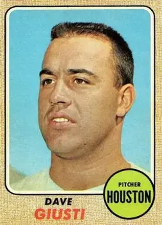 1968 O-Pee-Chee #182 - Dave Giusti - Houston Astros