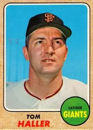 1968 O-Pee-Chee #185 - Tom Haller - San Francisco Giants