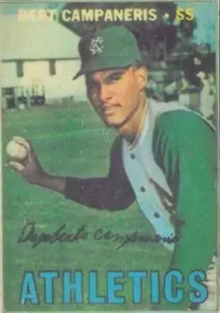 1967 Topps Venezuelan #197 - Bert Campaneris - Kansas City Athletics