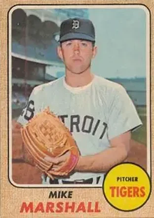 1968 Topps Venezuelan #201 - Mike Marshall - Detroit Tigers