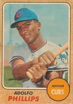 1968 Topps Venezuelan #202 - Adolfo Phillips - Chicago Cubs