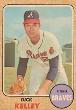 1968 Topps Venezuelan #203 - Dick Kelley - Atlanta Braves