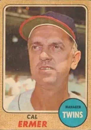 1968 Topps Venezuelan #206 - Cal Ermer - Minnesota Twins