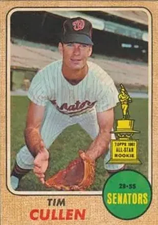 1968 Topps Venezuelan #209 - Tim Cullen - Washington Senators 1968 Topps Venezuelan #209 - Tim Cullen - Washington Senators