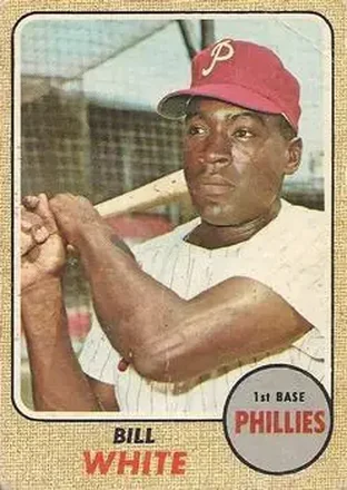 1968 O-Pee-Chee #190 - Bill White - Philadelphia Phillies