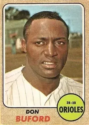 1968 O-Pee-Chee #194 - Don Buford - Baltimore Orioles