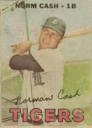 1967 Topps Venezuelan #198 - Norm Cash - Detroit Tigers 1967 Topps Venezuelan #198 - Norm Cash - Detroit Tigers