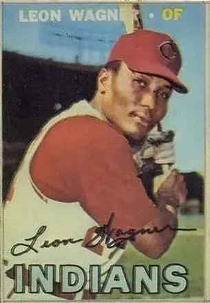 1967 Topps Venezuelan #207 - Leon Wagner - Cleveland Indians