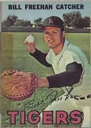 1967 Topps Venezuelan #212 - Bill Freehan - Detroit Tigers