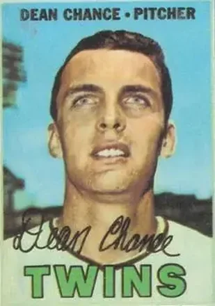 1967 Topps Venezuelan #217 - Dean Chance - Minnesota Twins