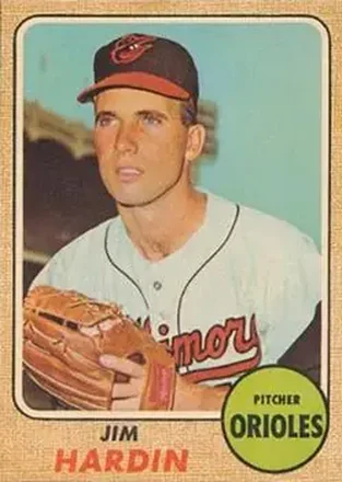 1968 Topps Venezuelan #222 - Jim Hardin - Baltimore Orioles