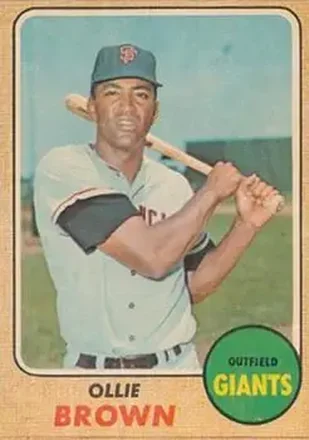 1968 Topps Venezuelan #223 - Ollie Brown - San Francisco Giants