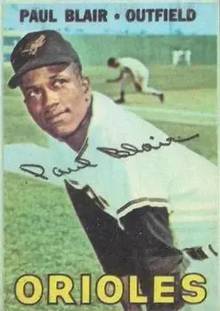1967 Topps Venezuelan #218 - Paul Blair - Baltimore Orioles 1967 Topps Venezuelan #218 - Paul Blair - Baltimore Orioles