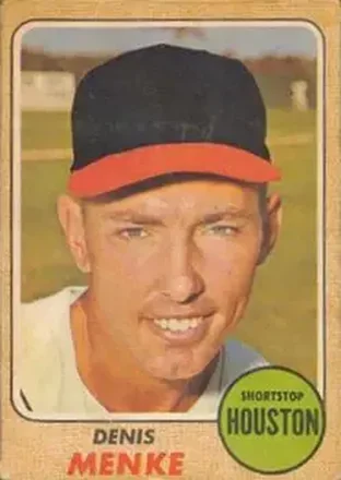 1968 Topps Venezuelan #232 - Denis Menke - Houston Astros