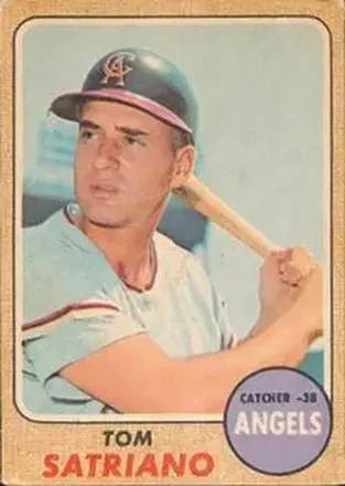 1968 Topps Venezuelan #238 - Tom Satriano - California Angels