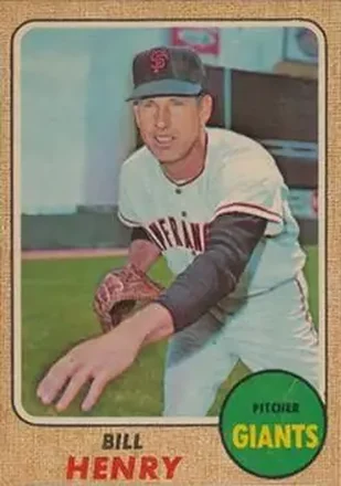 1968 Topps Venezuelan #239 - Bill Henry - San Francisco Giants