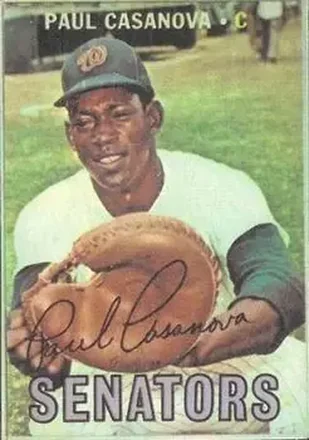1967 Topps Venezuelan #231 - Paul Casanova - Washington Senators
