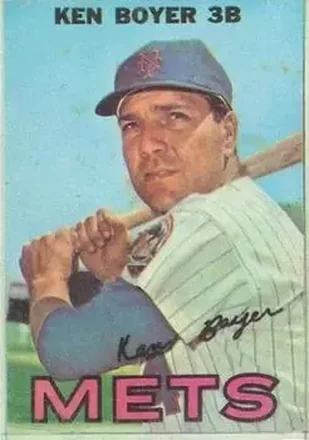 1967 Topps Venezuelan #235 - Ken Boyer - New York Mets