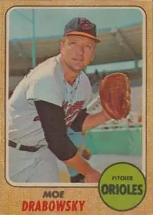 1968 Topps Venezuelan #242 - Moe Drabowsky - Baltimore Orioles