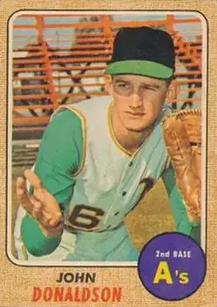1968 Topps Venezuelan #244 - John Donaldson - Oakland Athletics