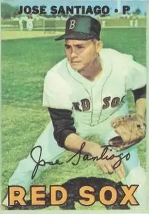 1967 Topps Venezuelan #240 - Jose Santiago - Boston Red Sox