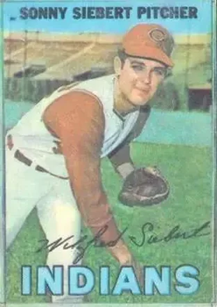 1967 Topps Venezuelan #246 - Sonny Siebert - Cleveland Indians