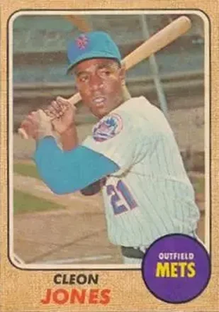 1968 Topps Venezuelan #254 - Cleon Jones - New York Mets 1968 Topps Venezuelan #254 - Cleon Jones - New York Mets