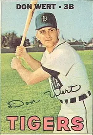 1967 Topps Venezuelan #253 - Don Wert - Detroit Tigers