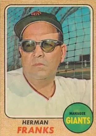 1968 Topps Venezuelan #267 - Herman Franks - San Francisco Giants