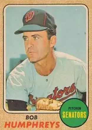 1968 Topps Venezuelan #268 - Bob Humphreys - Washington Senators 1968 Topps Venezuelan #268 - Bob Humphreys - Washington Senators
