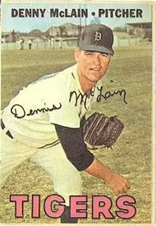 1967 Topps Venezuelan #261 - Denny McLain - Detroit Tigers
