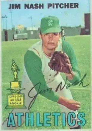 1967 Topps Venezuelan #263 - Jim Nash - Kansas City Athletics 1967 Topps Venezuelan #263 - Jim Nash - Kansas City Athletics