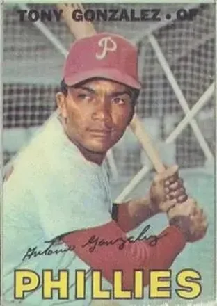 1967 Topps Venezuelan #265 - Tony Gonzalez - Philadelphia Phillies