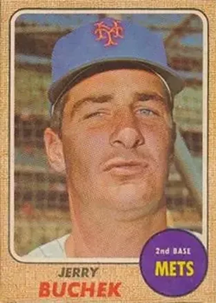 1968 Topps Venezuelan #277 - Jerry Buchek - New York Mets 1968 Topps Venezuelan #277 - Jerry Buchek - New York Mets