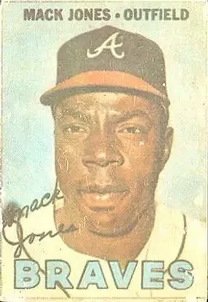 1967 Topps Venezuelan #277 - Mack Jones - Atlanta Braves