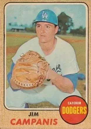1968 Topps Venezuelan #281 - Jim Campanis - Los Angeles Dodgers